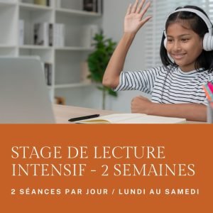 Stage de lecture - 2 semaines