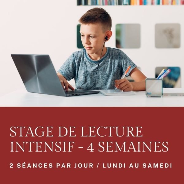 Stage de lecture - intensif 4 semaines HQ